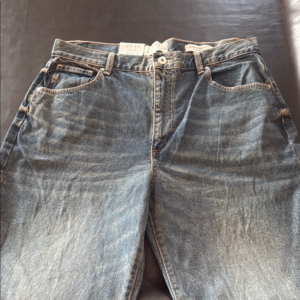 Cotton On Blue Straight Leg Jeans
